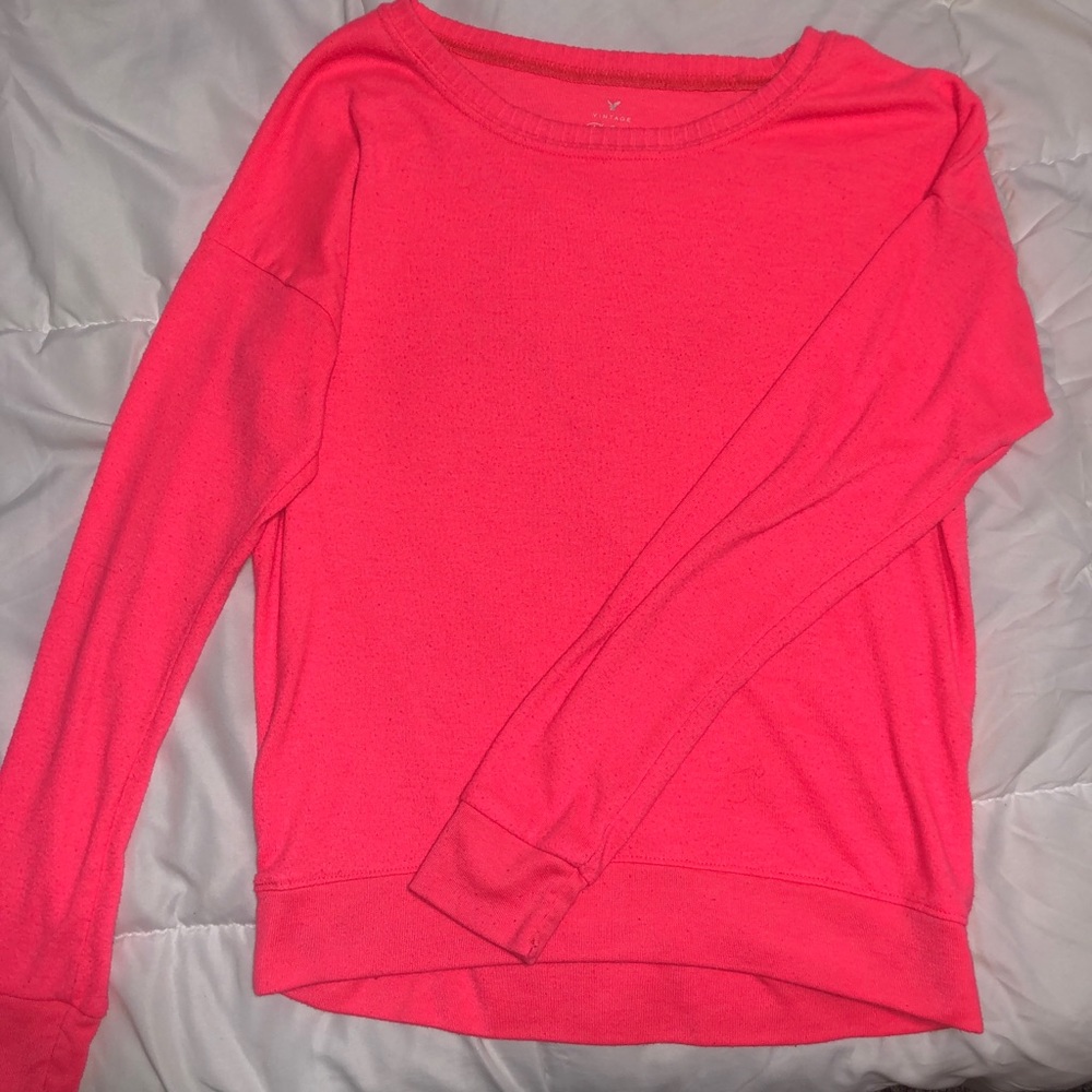 Hot pink long sleeve